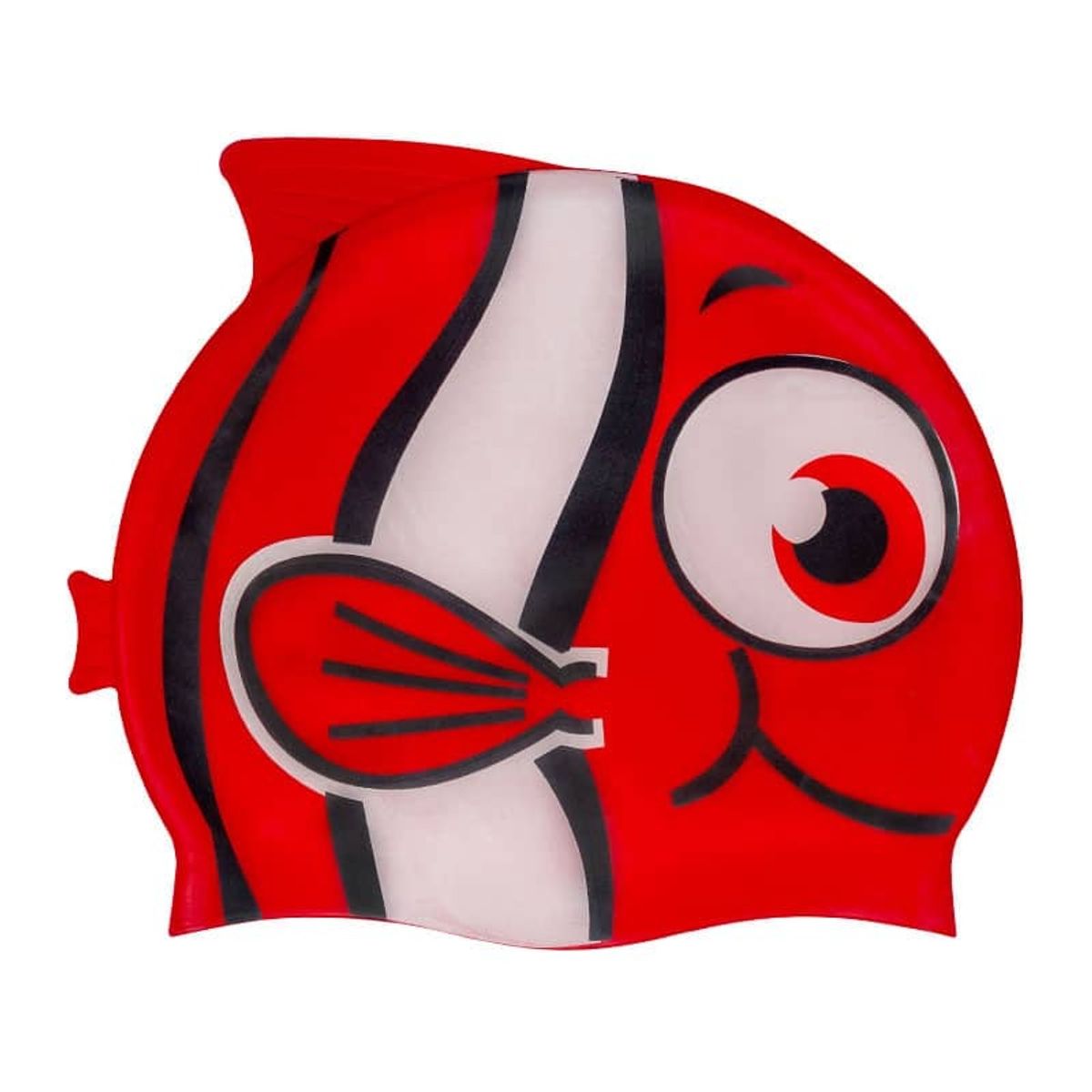GENERICO - Gorro de Natación Silicona con Diseño de Pez Rojo