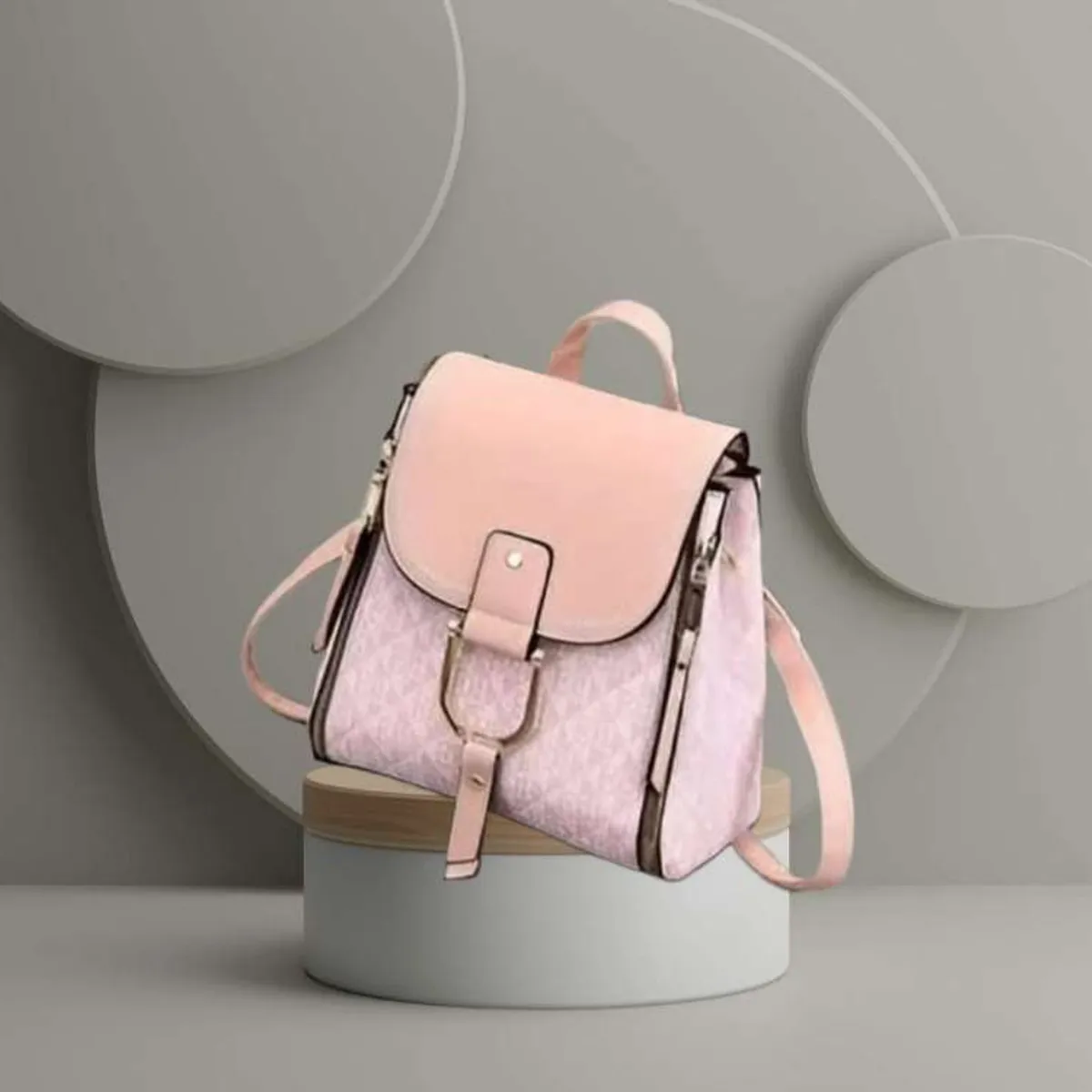 GENERICO - CARTERA MOCHILA BOLSO PREMIUN ALTA CALIDAD ROSADO