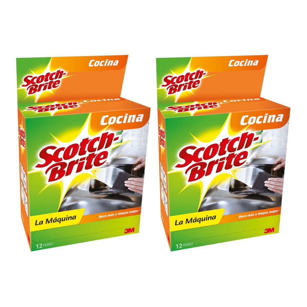 SCOTCH BRITE - Pack x2 Fibra Scotch Brite La Maquina