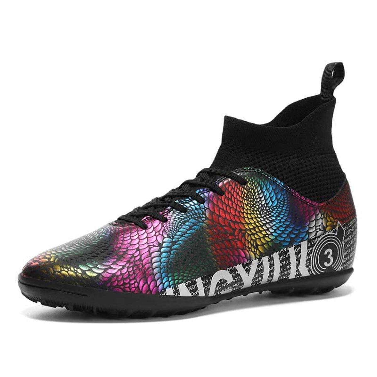 SHANDIAN - Zapatillas de Fútbol Hombre TF zapatos hombre Negro