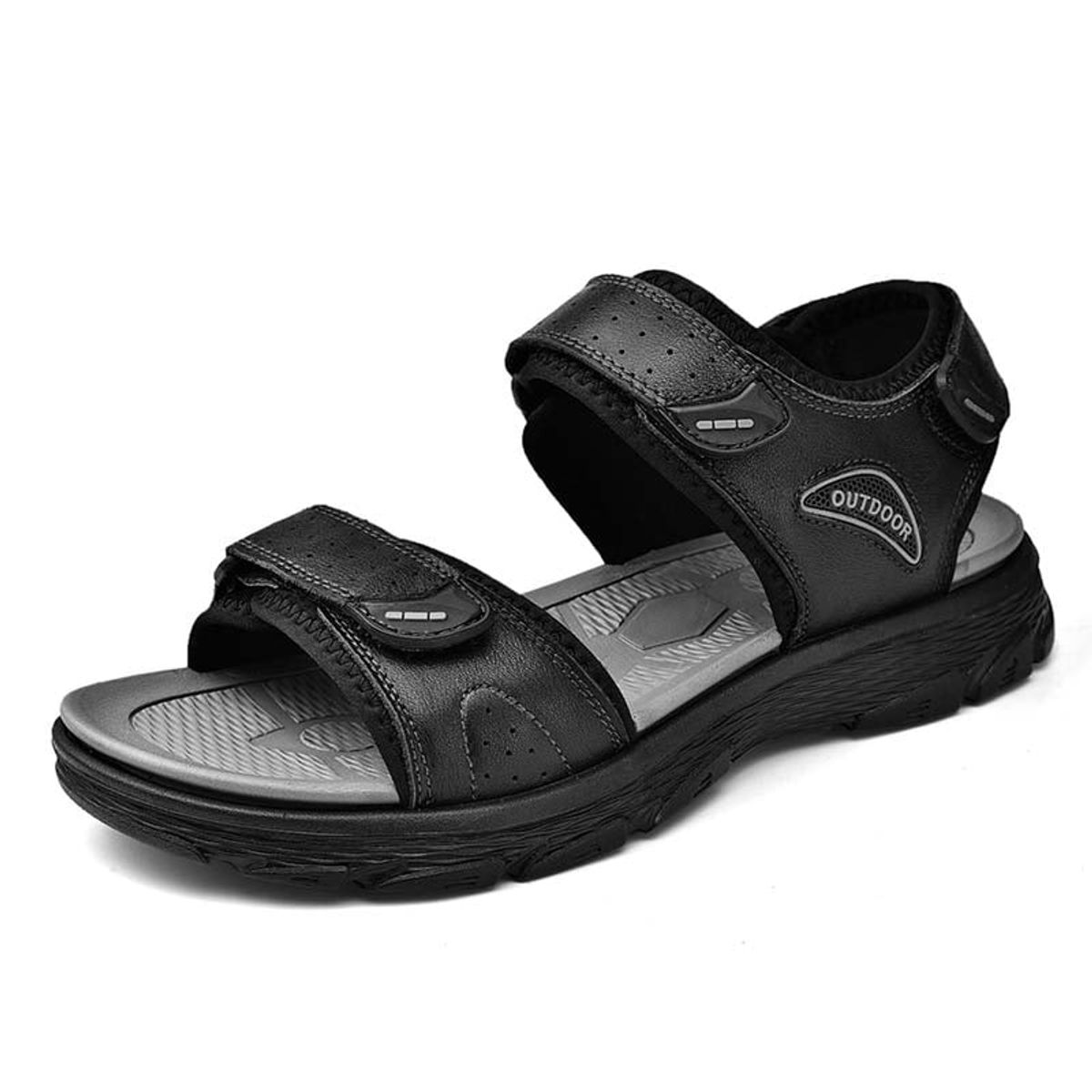 SHANDIAN - Sandalia de Trekking Para Hombre Negro