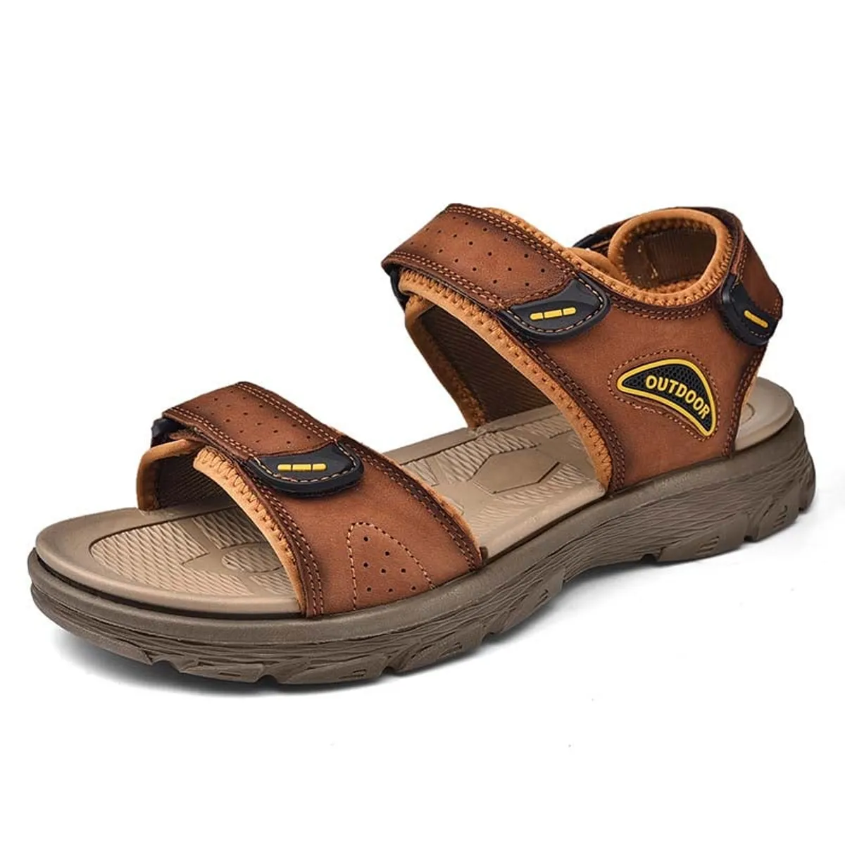 SHANDIAN - Sandalia de Trekking Para Hombre Marrón