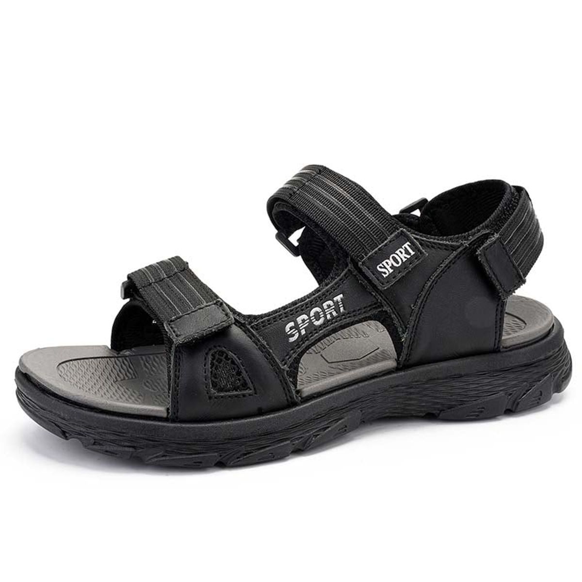 SHANDIAN - Sandalia de Trekking Para Hombre Negro