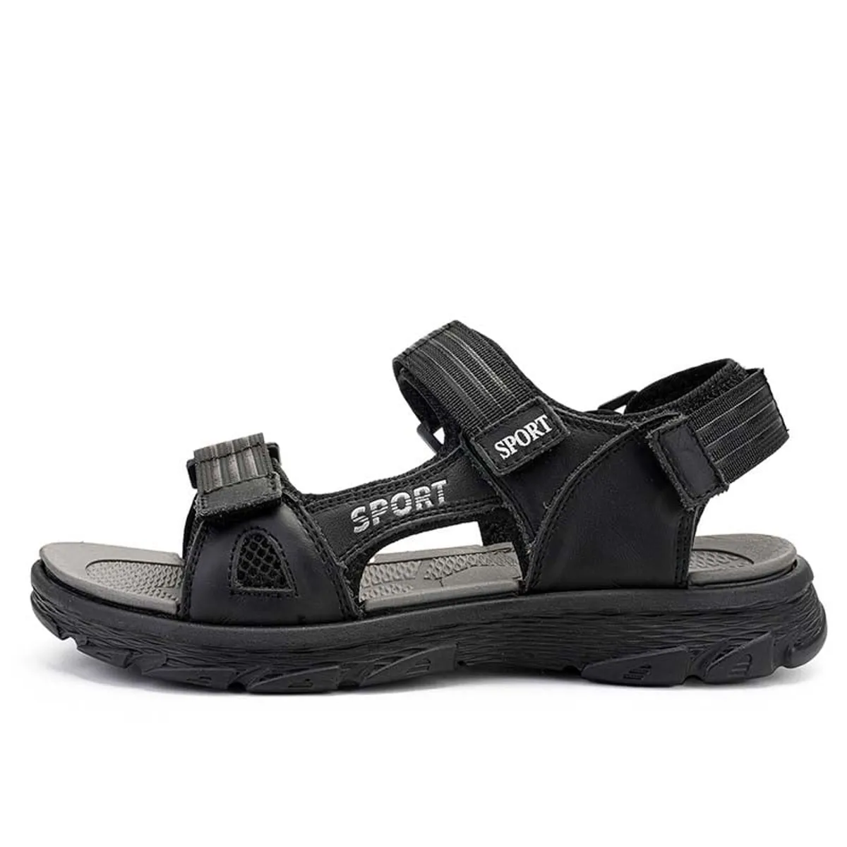 SHANDIAN - Sandalia de Trekking Para Hombre Negro