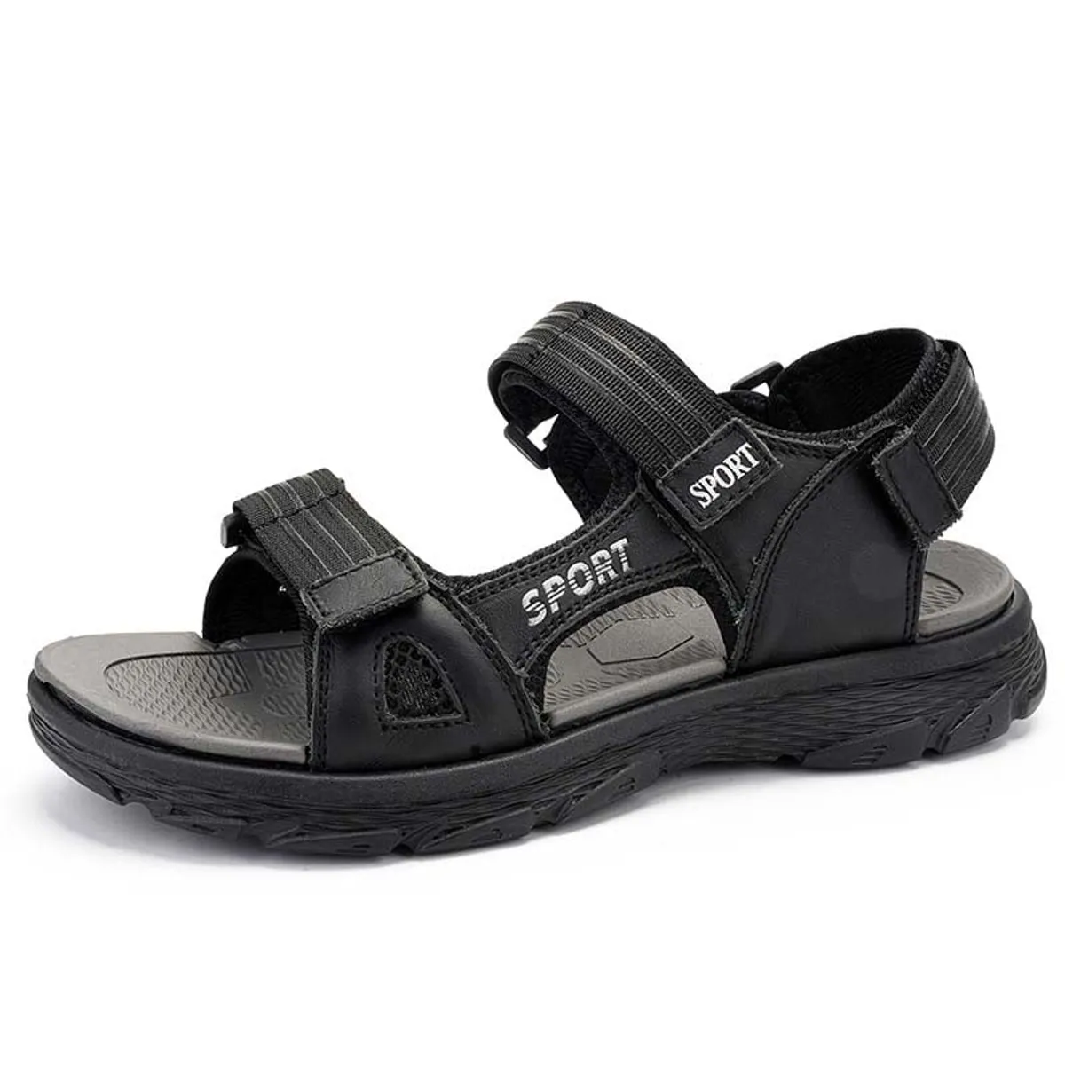 SHANDIAN - Sandalia de Trekking Para Hombre Negro