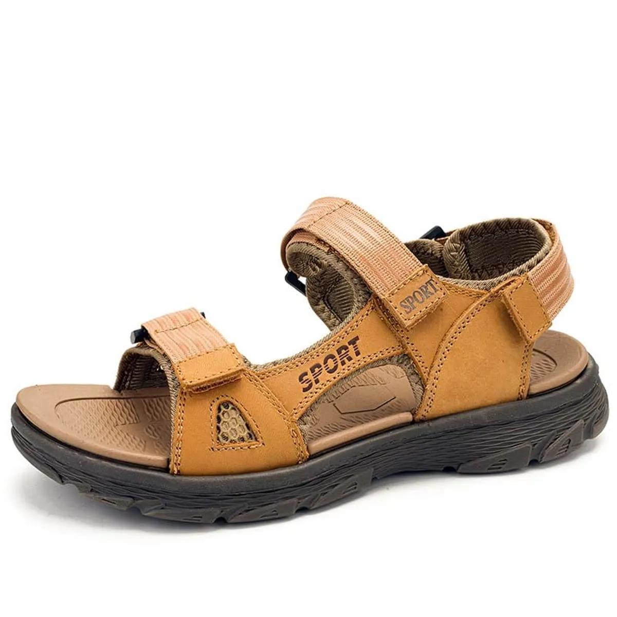 SHANDIAN - Sandalia de Trekking Para Hombre Marrón