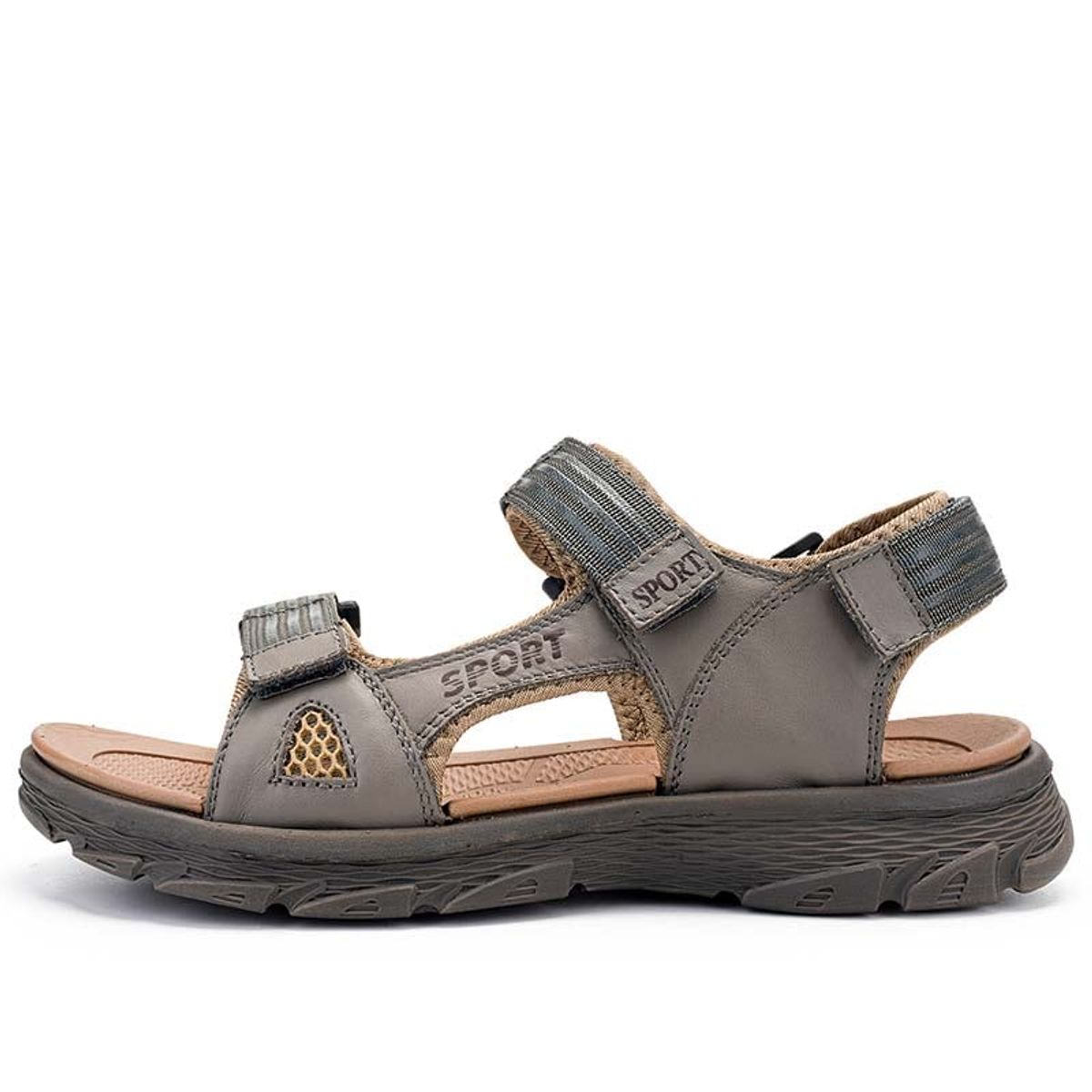 SHANDIAN - Sandalia de Trekking Para Hombre Gris