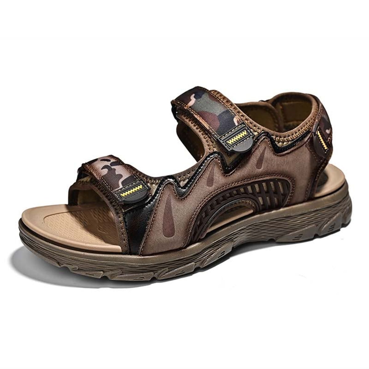 SHANDIAN - Sandalia de Trekking Para Hombre Amarillo