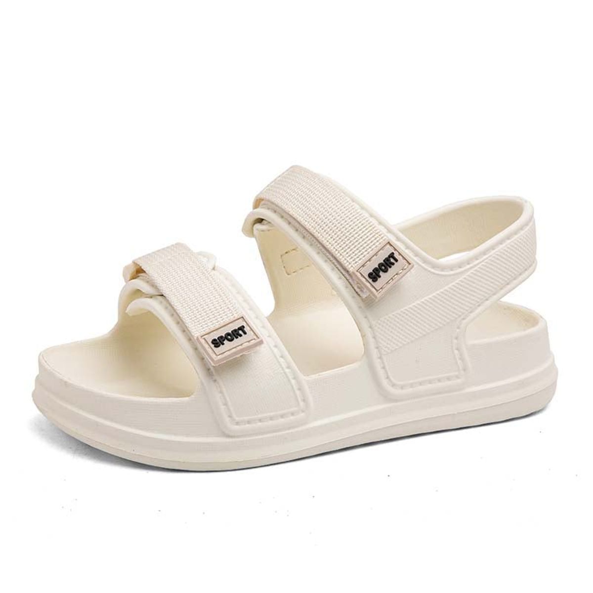 SHANDIAN - Sandalia Mujer De Primavera Verano Beige