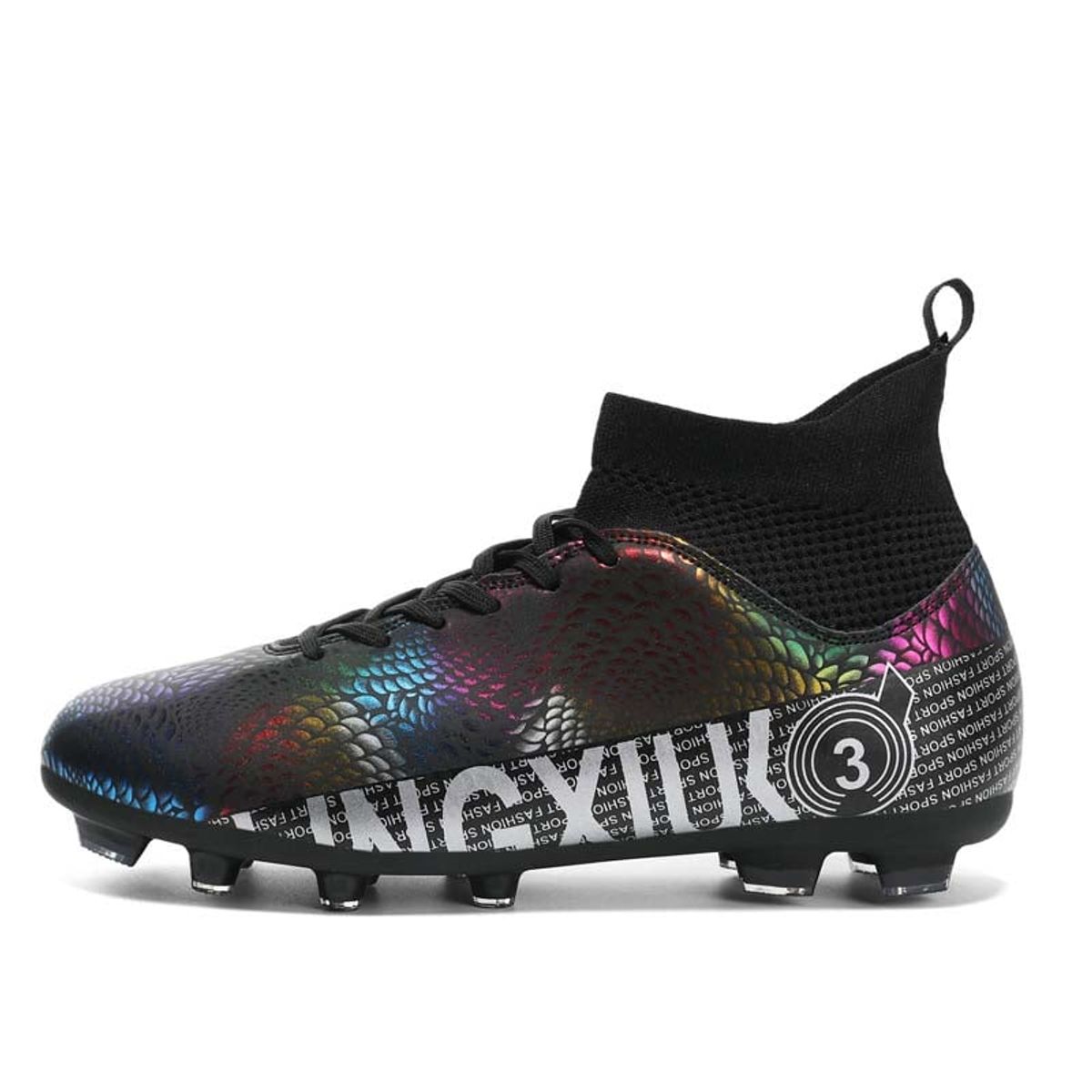 SHANDIAN - Zapatillas de Fútbol Hombre FG zapatos hombre Negro