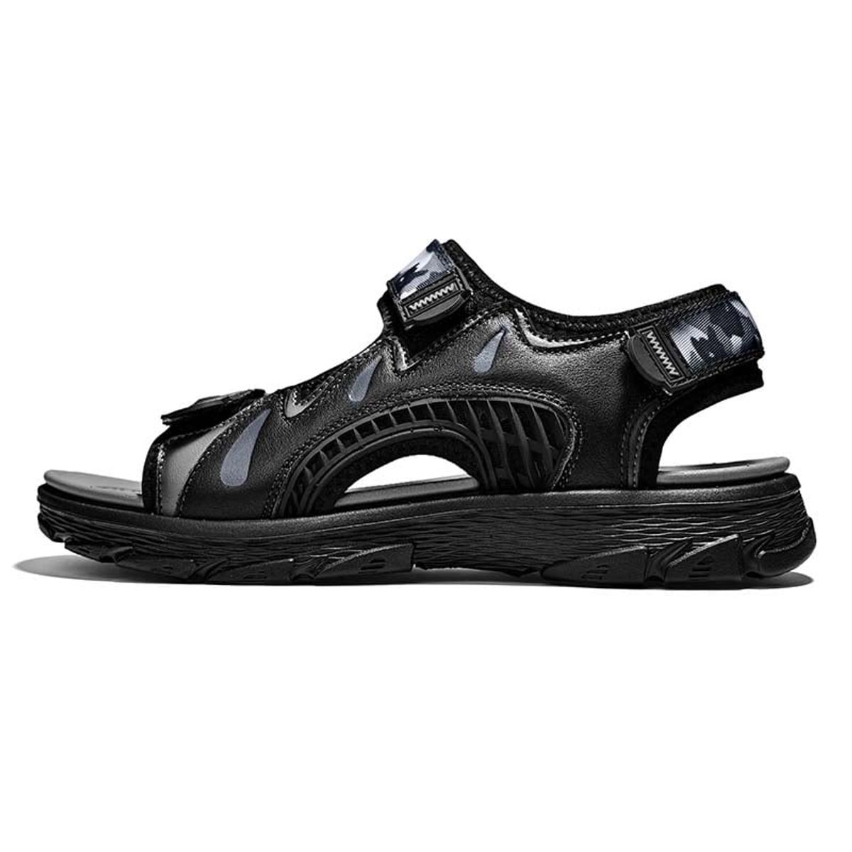 SHANDIAN - Sandalia de Trekking Para Hombre Negro