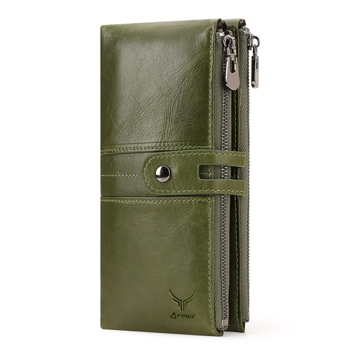 ARMUZ - Billetera de Cuero vacuno Ejecutiva BP803 con RFID Mujer