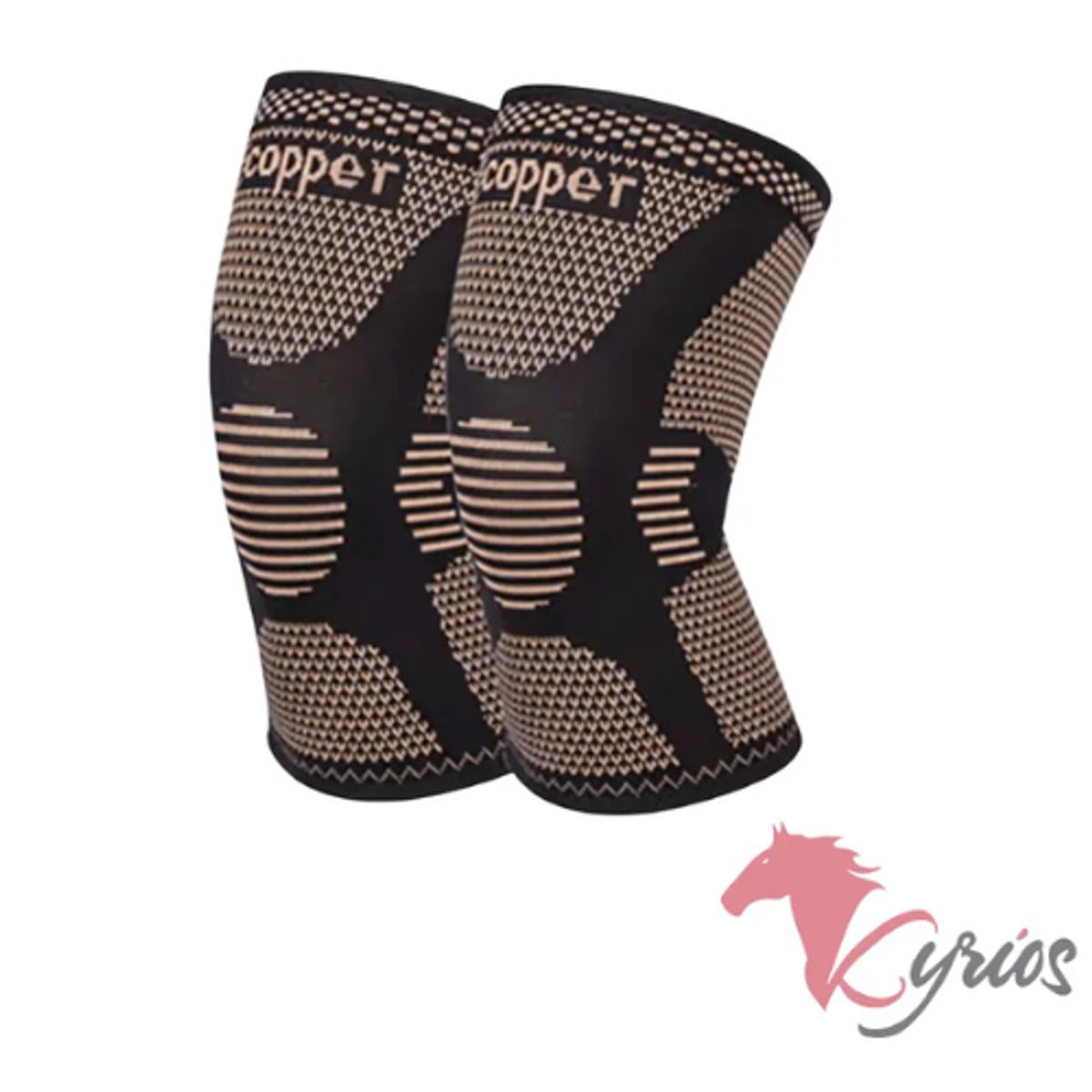 NO LOGO - Rodillera Con Hilo De Cobre Talla L