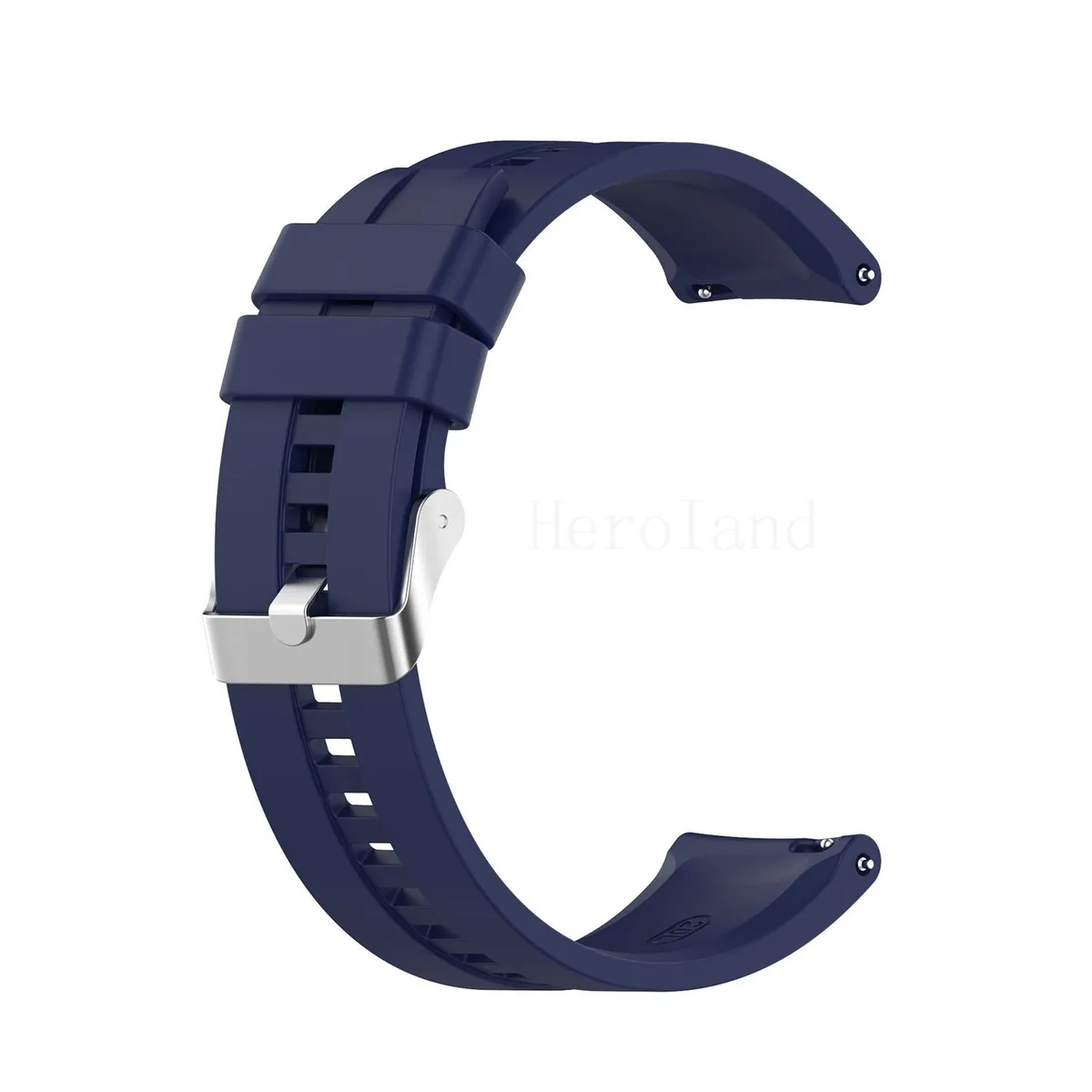 GENERICO - CORREA SILICON 22MM + BUMPER 46 MM PARA HUAWEI WATCH GT 2 AZUL OSCURO