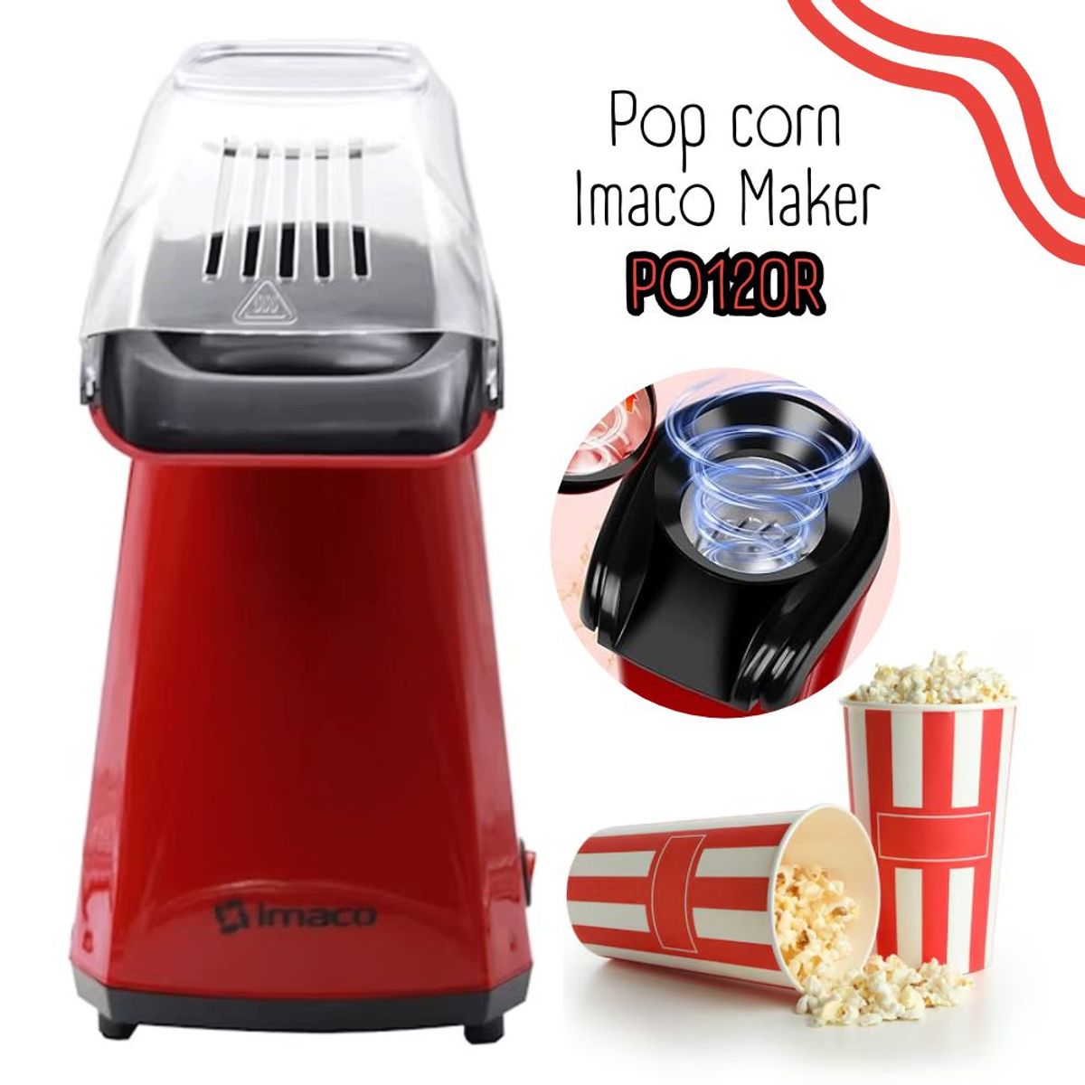 IMACO - Pop Corn Maker Imaco - PO120R
