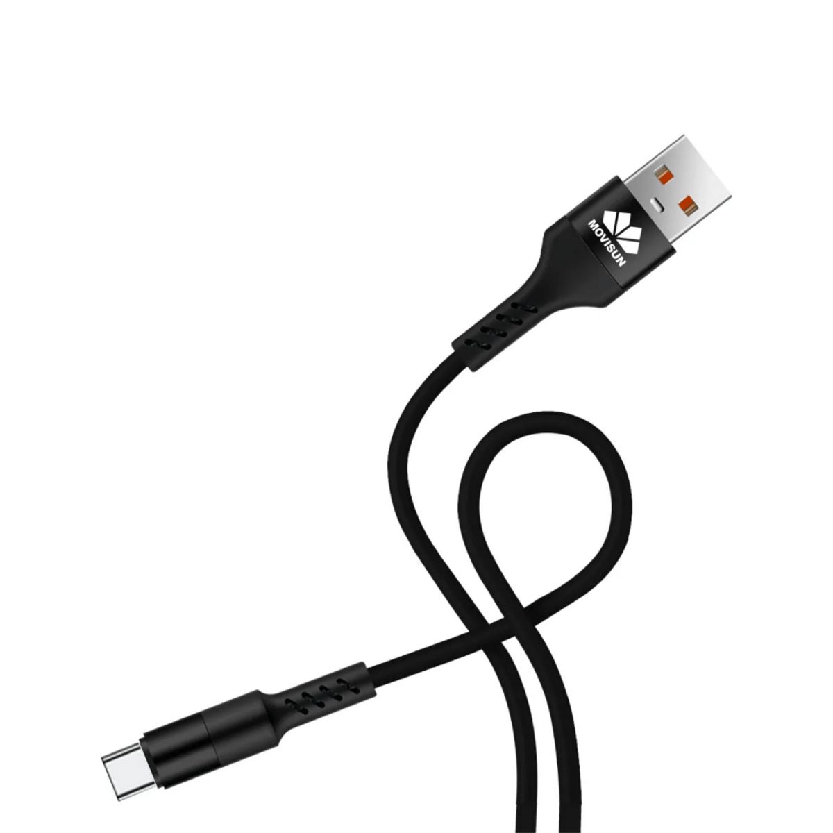 MOVISUN - Cable Para Celular Tipo C a USB Negro