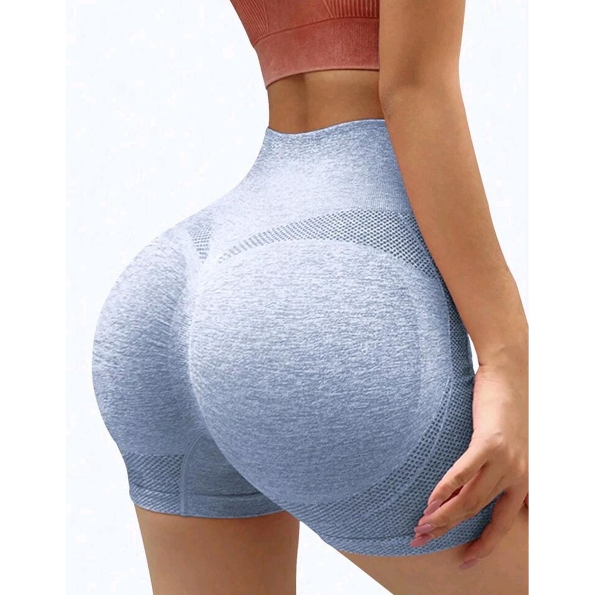 GENERICO - SHEIN pantalones cortos sin costuras con levantamiento de glúteos