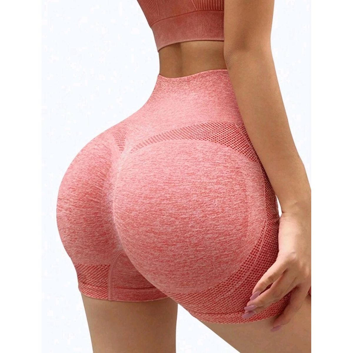 GENERICO - SHEIN pantalones cortos sin costuras con levantamiento de glúteos