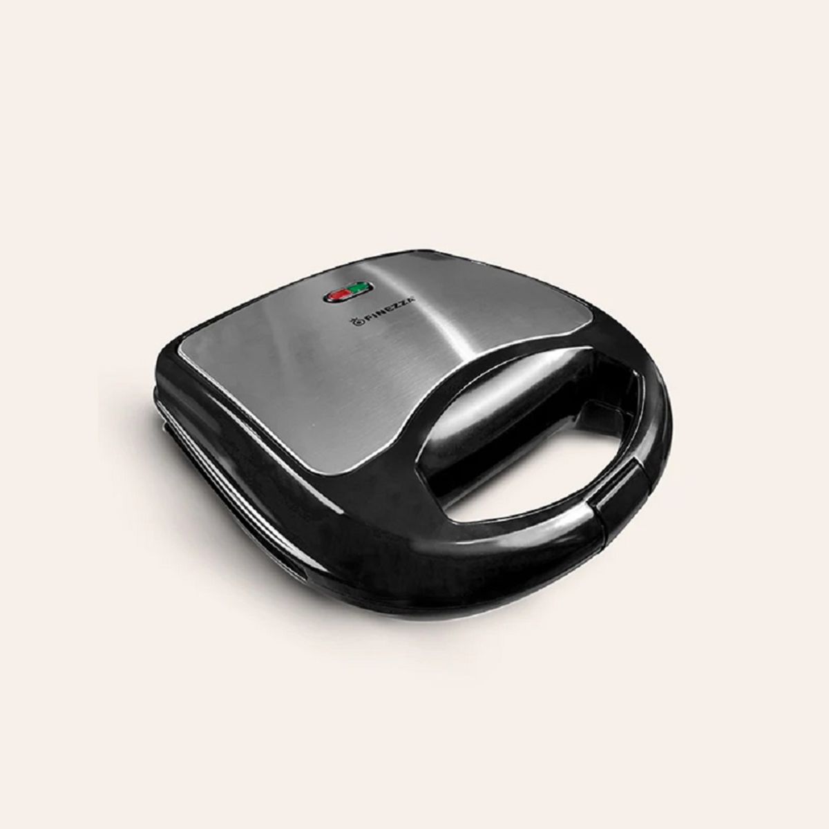 FINEZZA - Sandwichera eléctrica de acero inoxidable FINEZZA  FZ-822GS