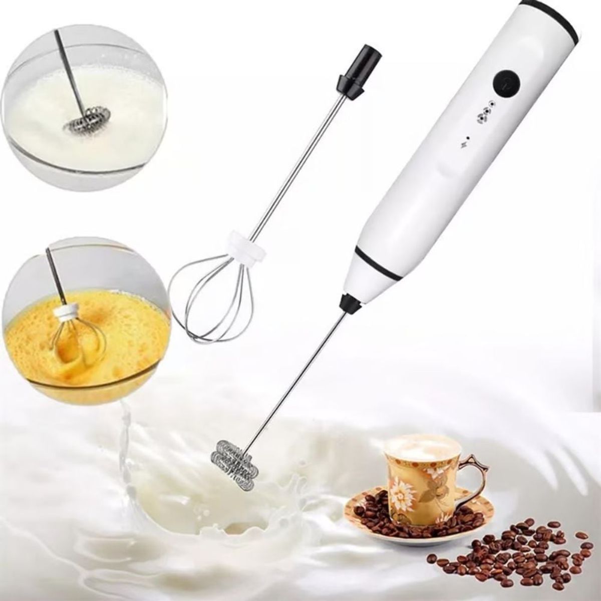 GENERICO - Batidora Manual Recargable USB