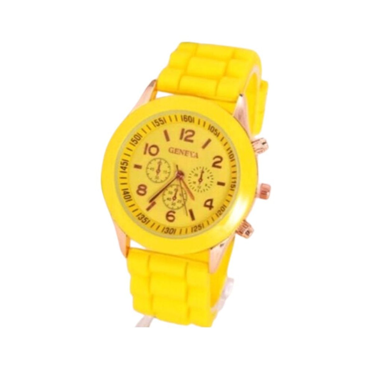 GENERICO - Reloj Analogo De Goma Yellow