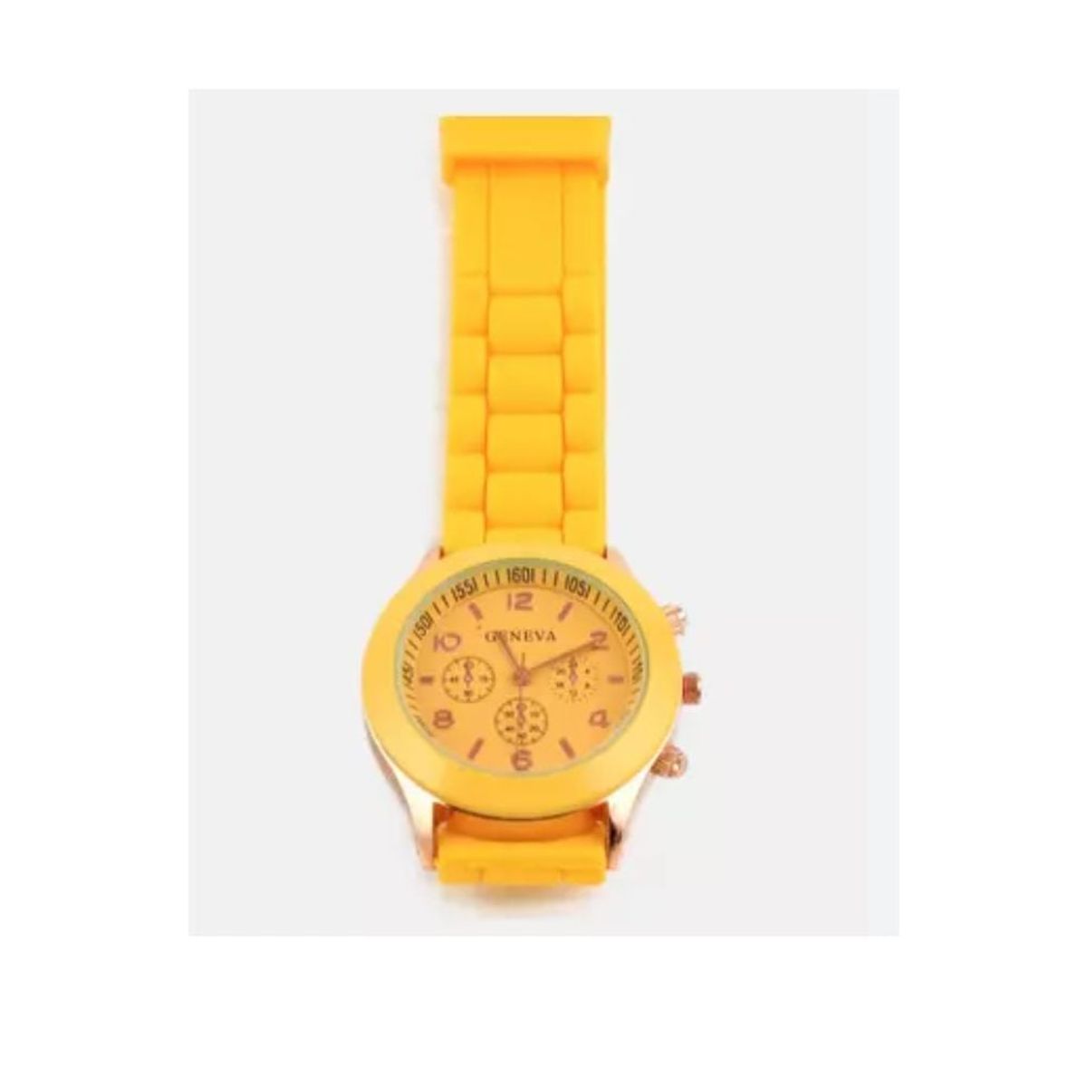 GENERICO - Reloj Analogo De Goma Yellow