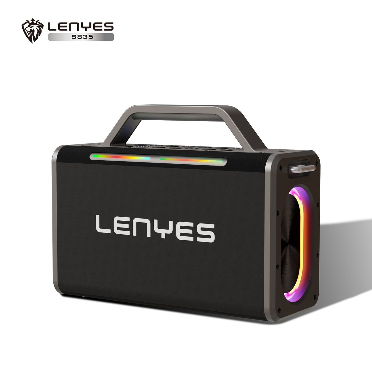LENYES - Parlante Bluetooth Lenyes S835 Karaoke Full Potencia 120W hasta 20hrs