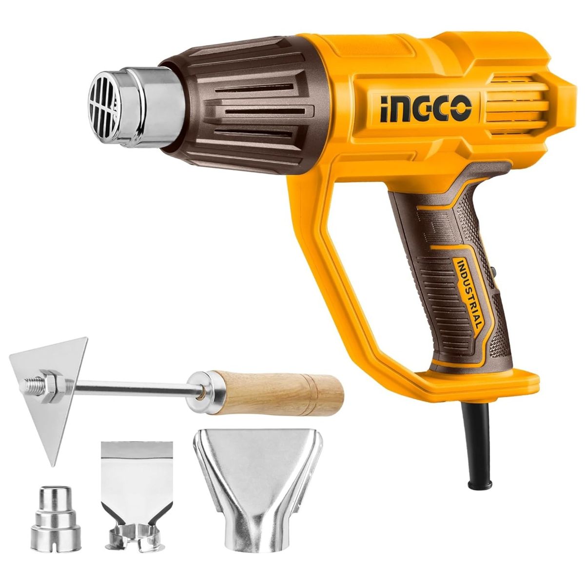 INGCO TOOLS - Kit pistola de calor 2000W con accesorios Ingco