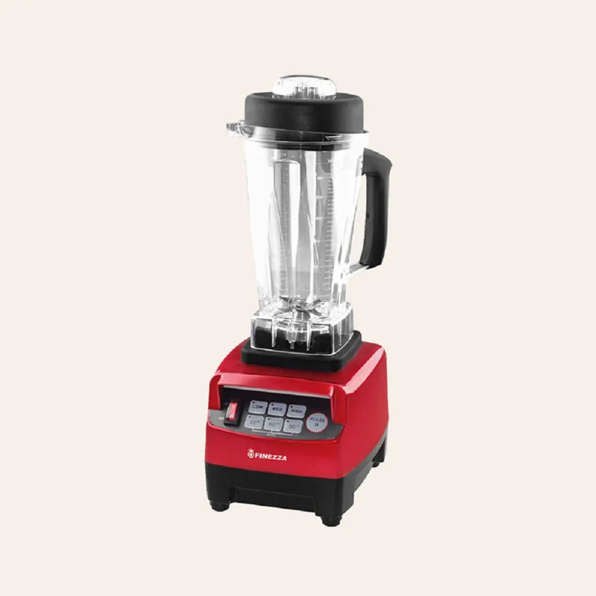 FINEZZA - Licuadora digital FINEZZA 2 L FZ-887IND ROJO