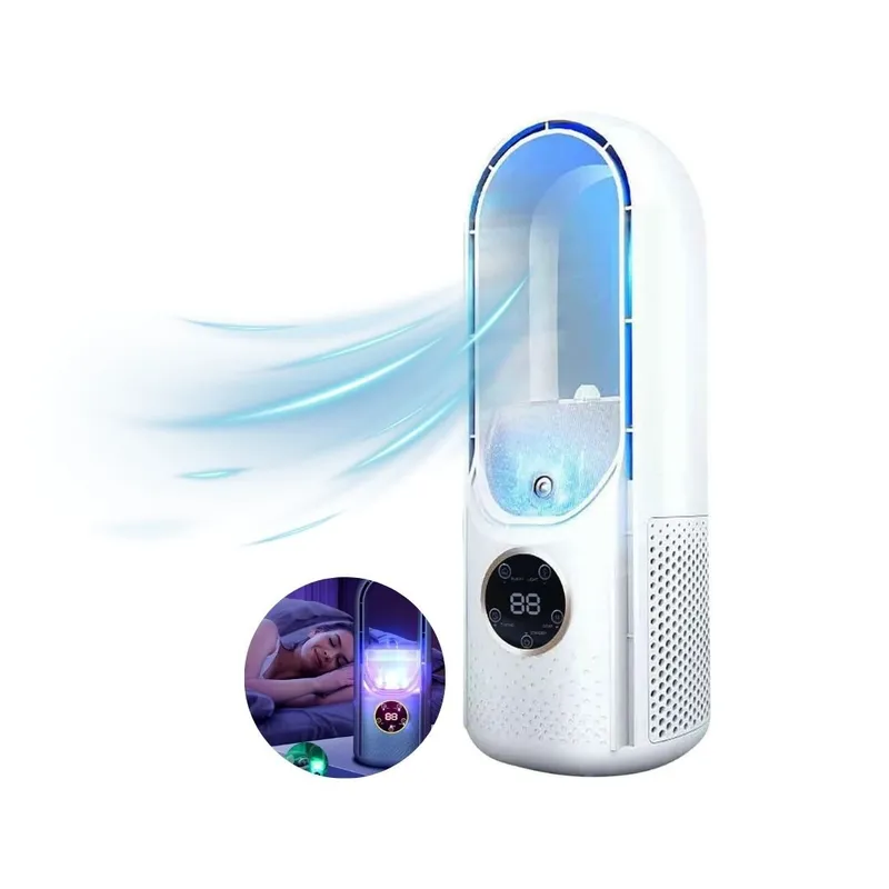 GENERICO - Ventilador 2 En 1 Multiplicador De Aire Y Humificador