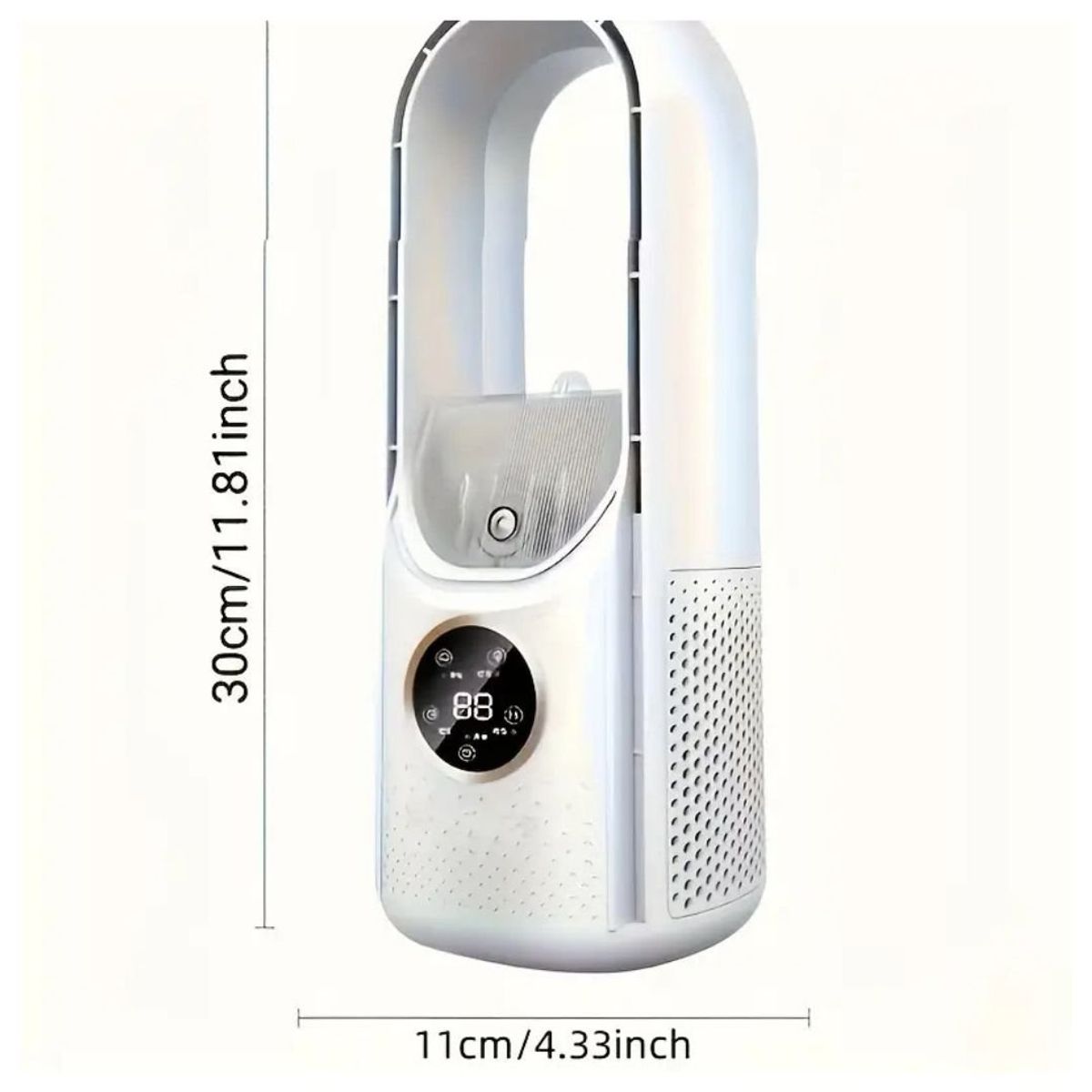 GENERICO - Ventilador 2 En 1 Multiplicador De Aire Y Humificador