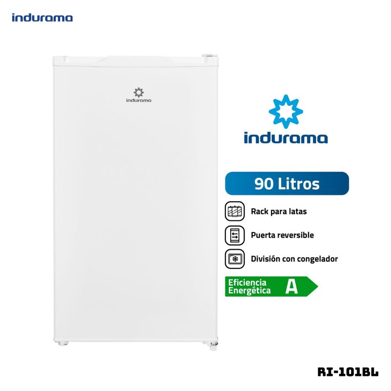 INDURAMA - FRIGOBAR INDURAMA 90 L BLANCO - RI-101BL