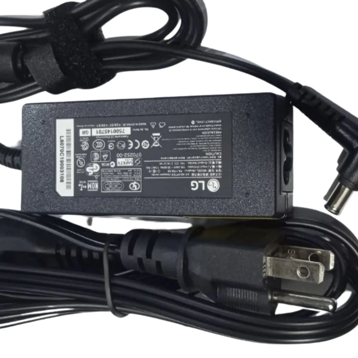 GENERICO - Cargador Monitor LG 19v 21a 40w Punta 65x44mm