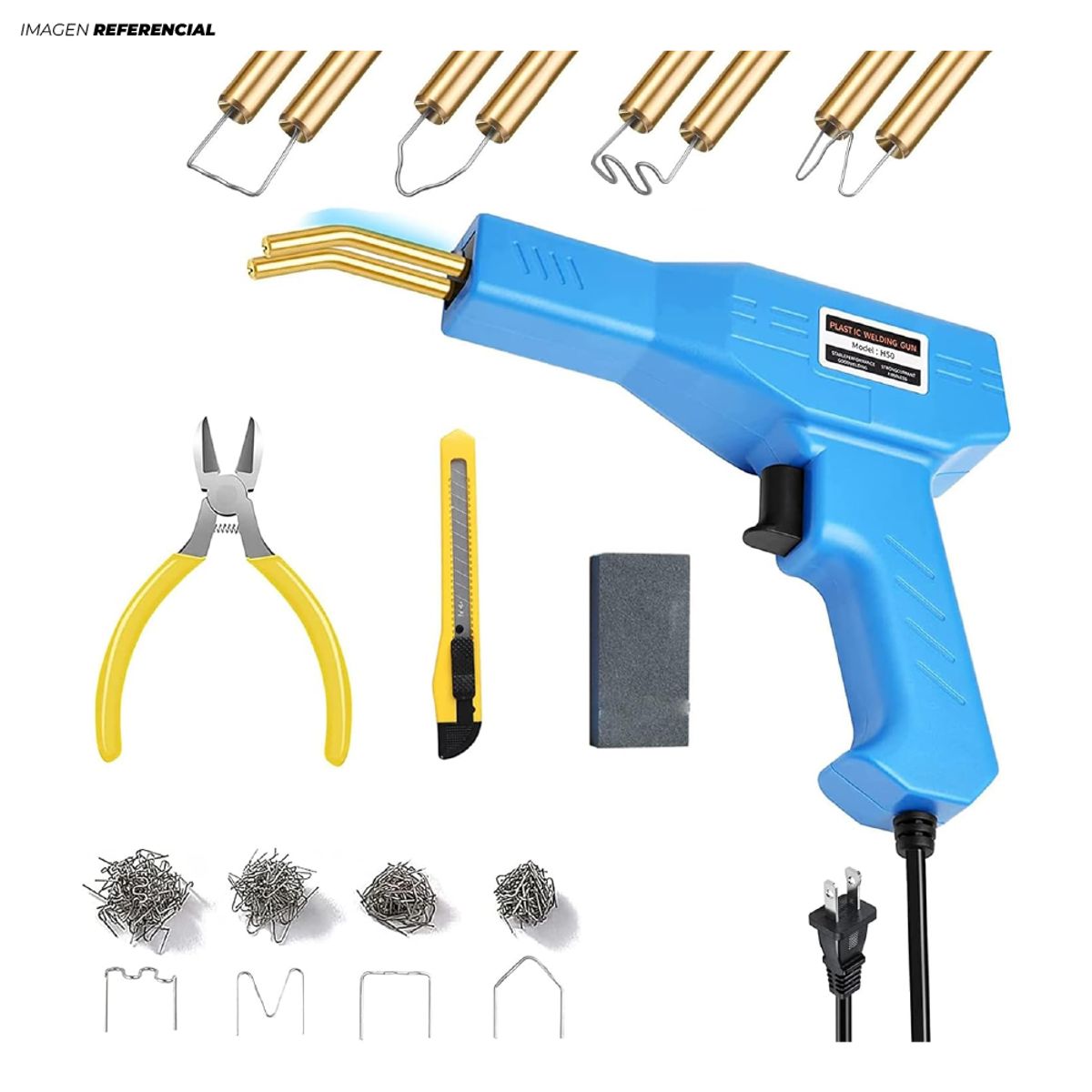 GENERICO - Pistola de Soldar Soldadura para todo tipo de plástico de 50W