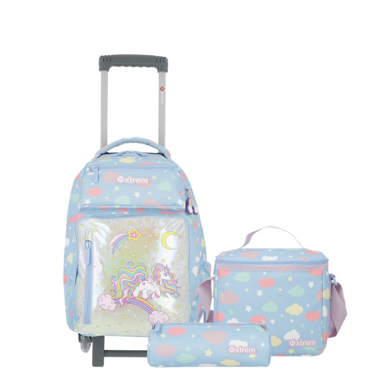 XTREM - Mochila Con Ruedas Run Pack 5Xt Multicolour Unicorn