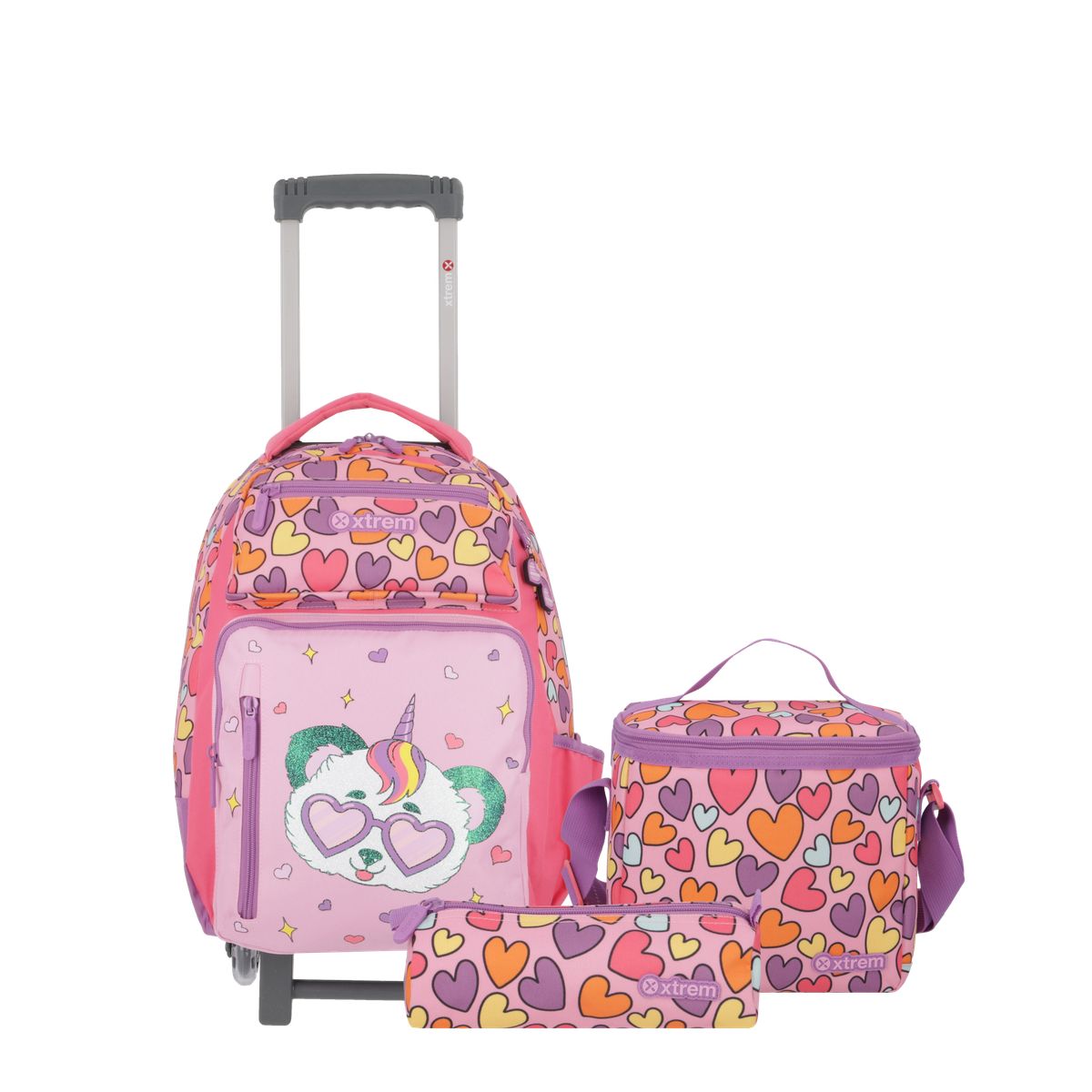 XTREM - Mochila Con Ruedas Run Pack 5Xt Multicolor Panda