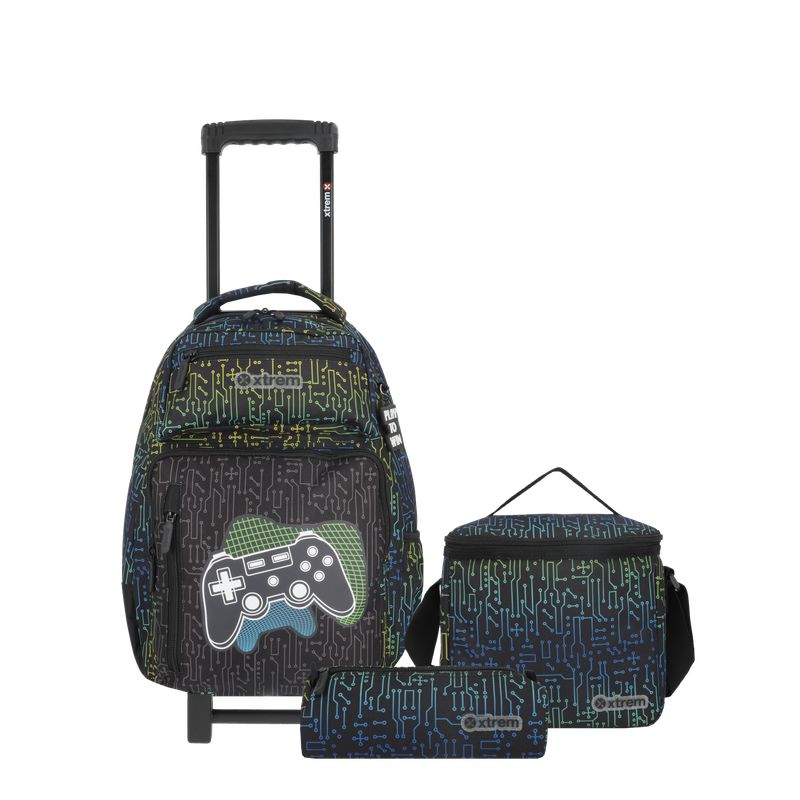 XTREM - Mochila Con Ruedas Run Pack 5Xt Black Gamer