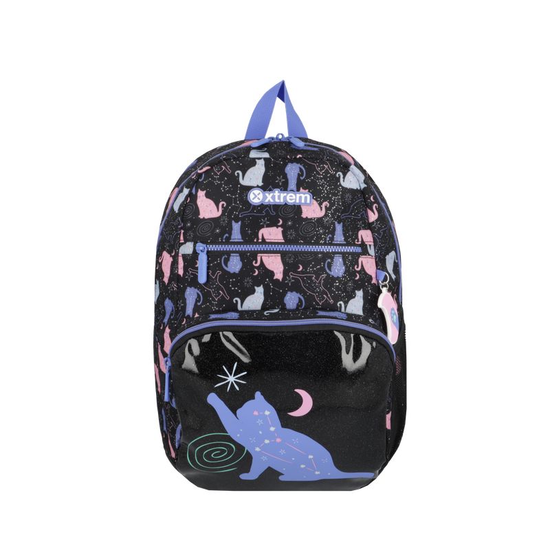 XTREM - Mochila Bolt 5Xt Black Purple Cat