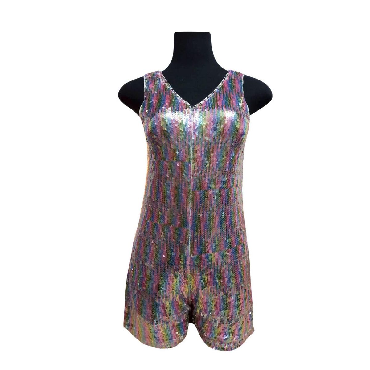 GENERICO - Vestido tipo Romper Lentejuelas