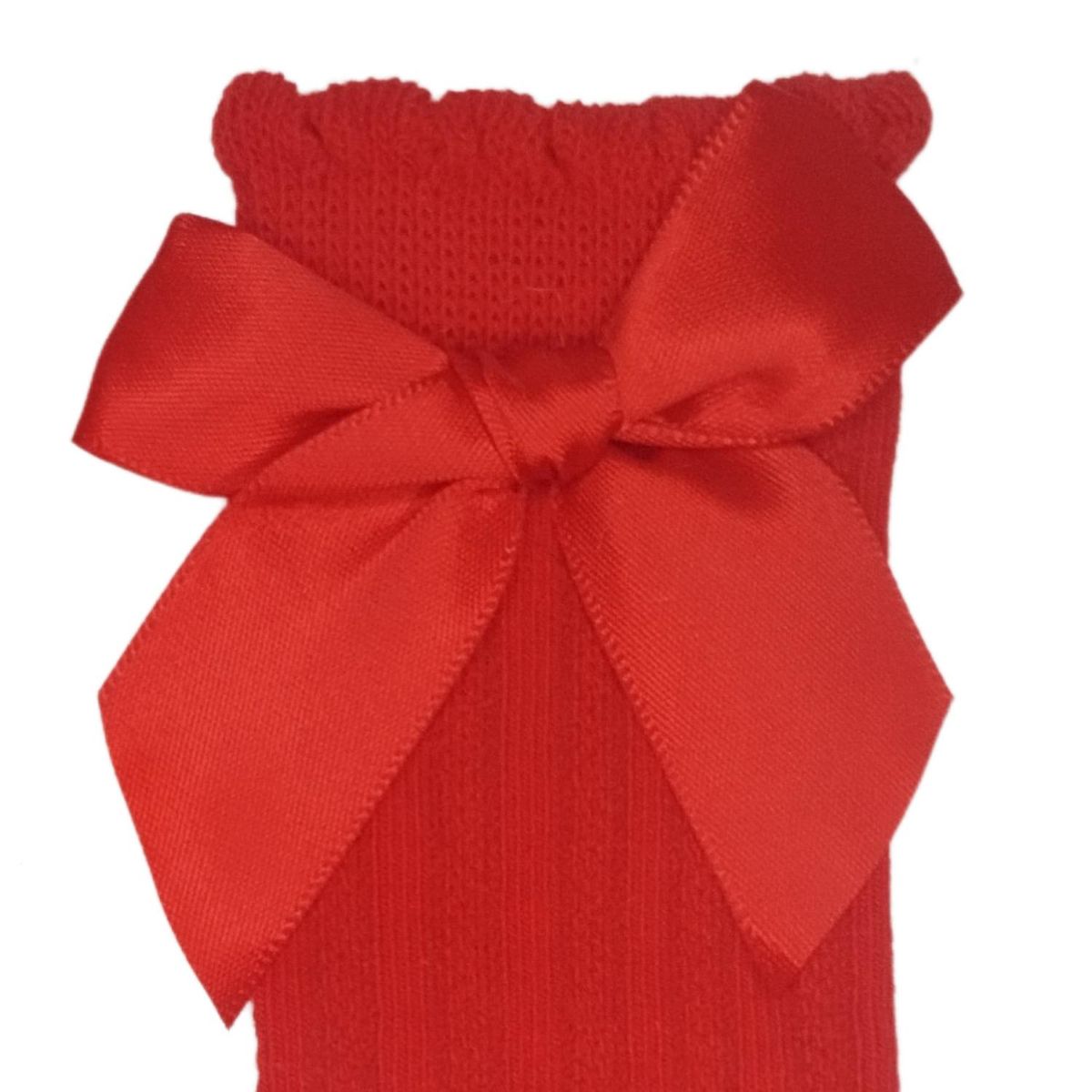 GENERICO - Medias largas - Lazo - Rojo Claro