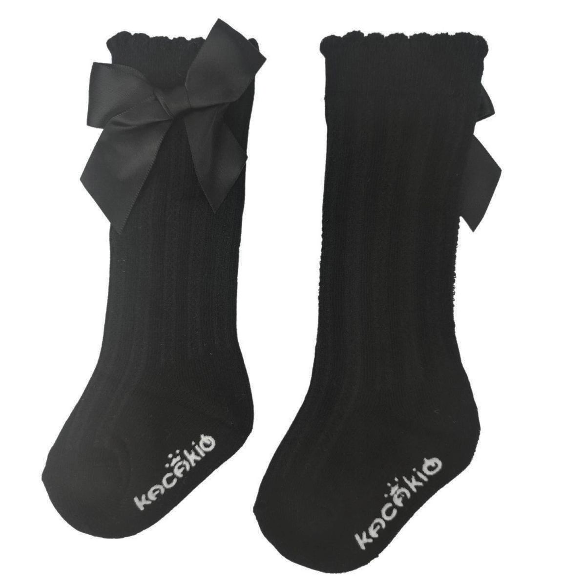 GENERICO - Medias largas - Lazo - Negro