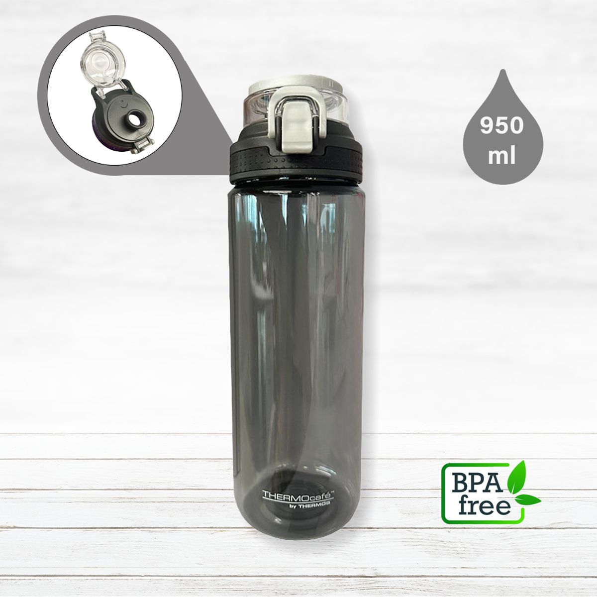 THERMOS - Thermos Hidratante Botella Deportiva 950ML Gris