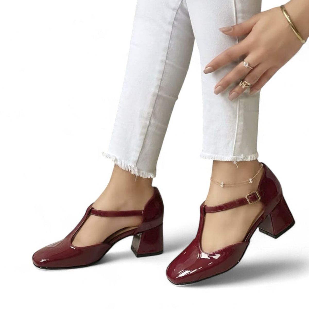 GENERICO - Taco Mujer Yomar Vino Taco 5 Cm