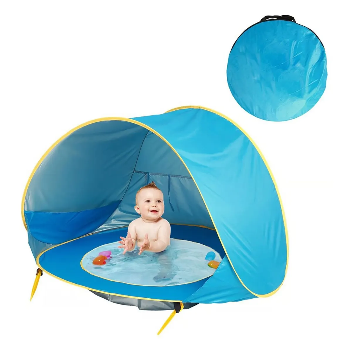 GENERICO - Carpa para Bebes Con Piscina Azul