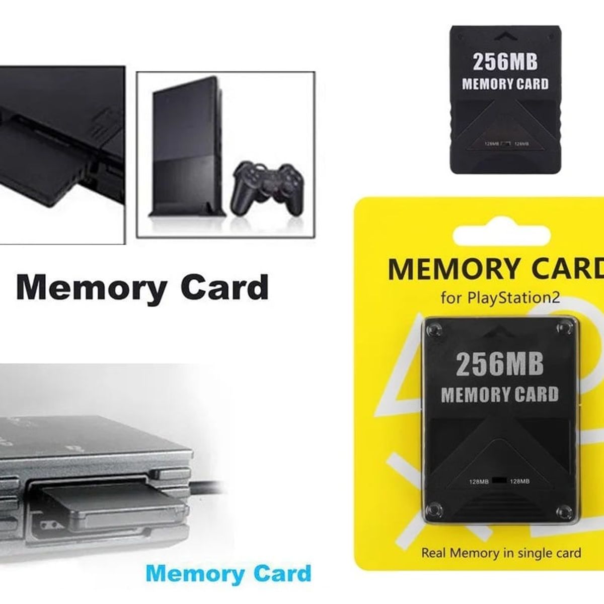 GENERICO - Memoria Play Station 2 Ps2 256mb Play Station Memory Card