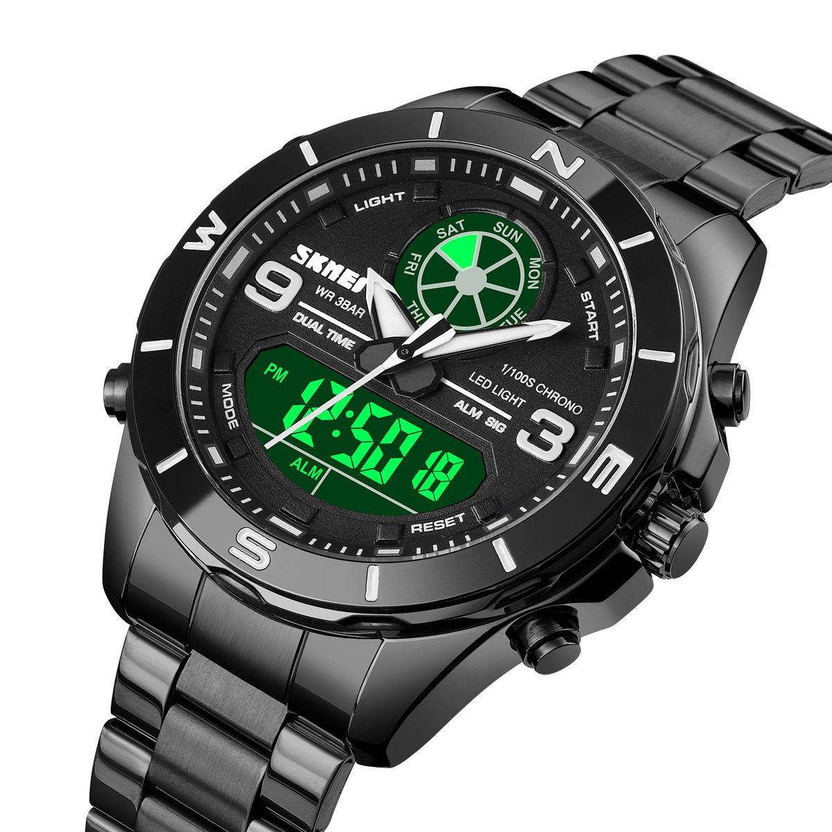 SKMEI - Reloj Skmei 1839 Negro Analogo Digital