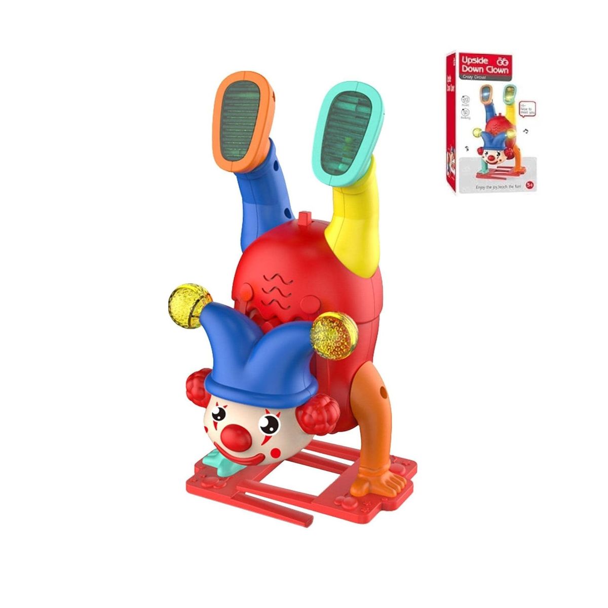 GENERICO - Payaso Musical con Luces que camina de manos