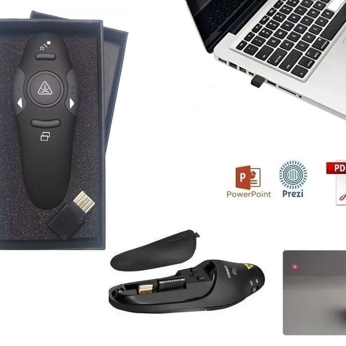 GENERICO - Presentador de Diapositivas Puntero Laser en caja PC Laptop