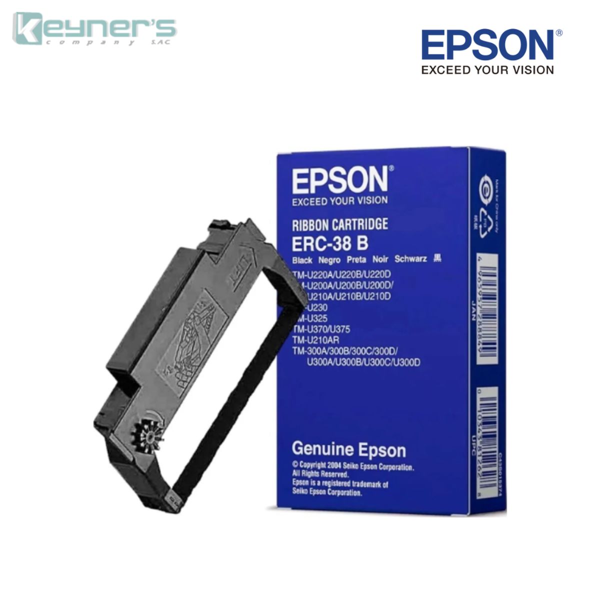EPSON - CINTA EPSON ERC-38B NEGRO TMU200370375
