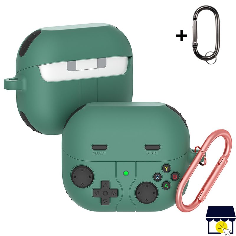 GENERICO - Case funda de silicona para Galaxy Buds 3 / 3 Pro - Verde